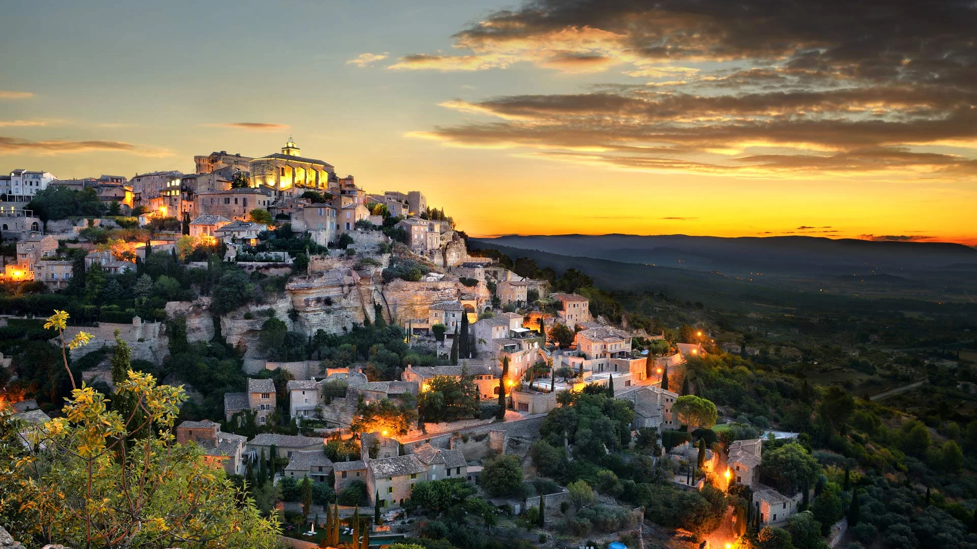 Différents endroits du parc Régional du Luberon